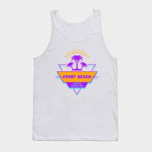 Front Beach South Carolina Vibes 80's Souvenirs Tank Top